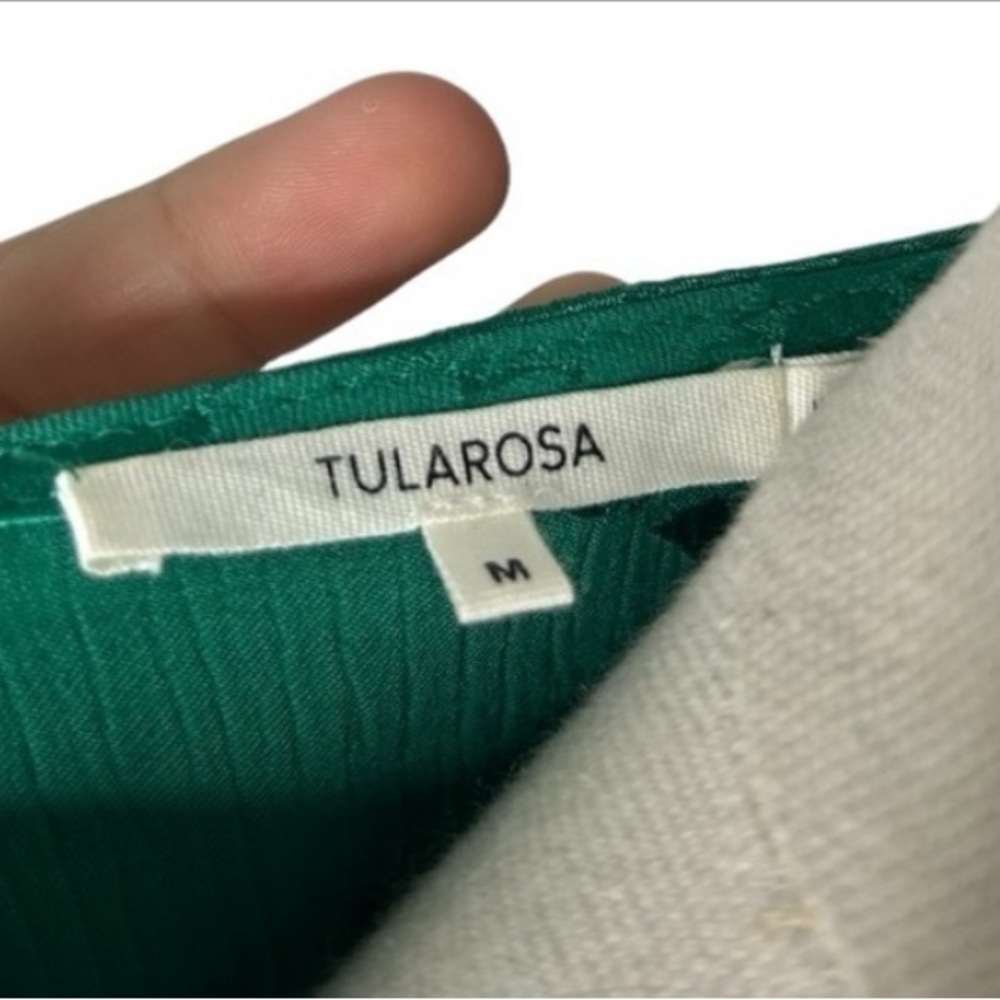 Tularossa Kelly Wrap Too and Sabra Wide Leg Trouser Pant Set Size M/L Green - Picture 6 of 15